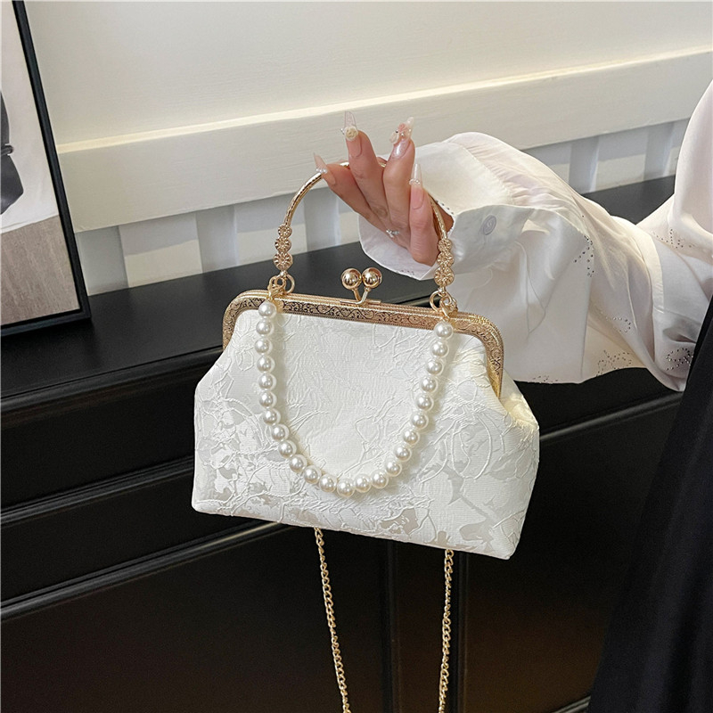 Wedding Vendor - Vintage klassische Spitze Tasche Perle Abendtaschen