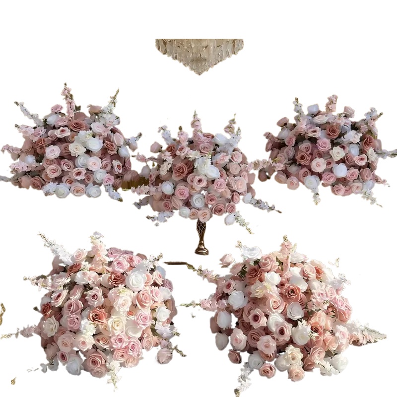 Wedding Supply Factory - Luxuriöse Seiden-Kunstblumenkugel Hochwertige Dekorative Hochzeitstisch-Ornamente Beliebte
