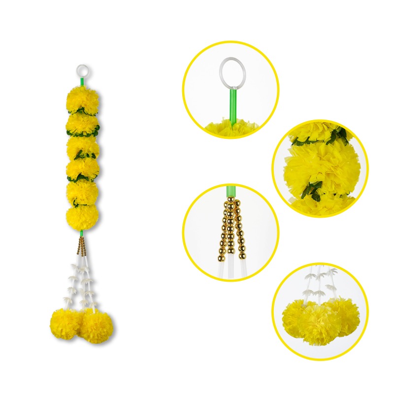 Indian Wedding Decor Supply - Ringelblumen-Lichterkette Diwali-Dekoration Tag der Toten Indische