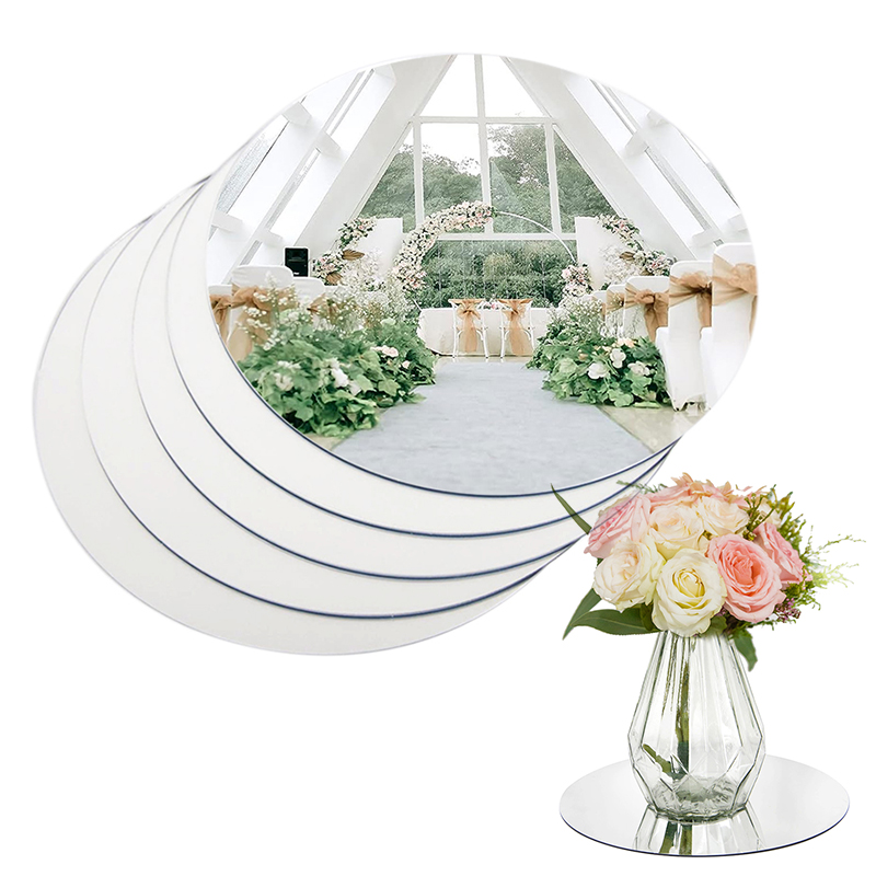20cm runde Spiegel Glass chale – Unity Candle Set Bewertung und Preis