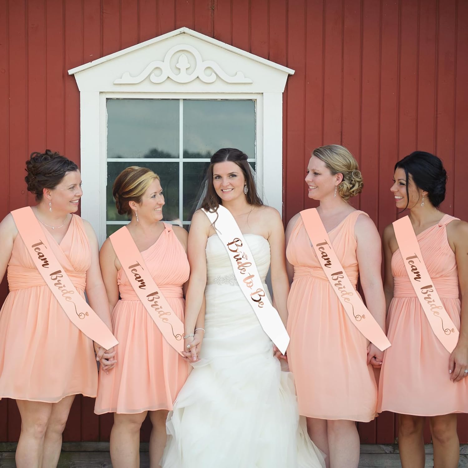 25 Stück/Set roségoldene Schär – Bride Tribe Sash Bewertung und Preis