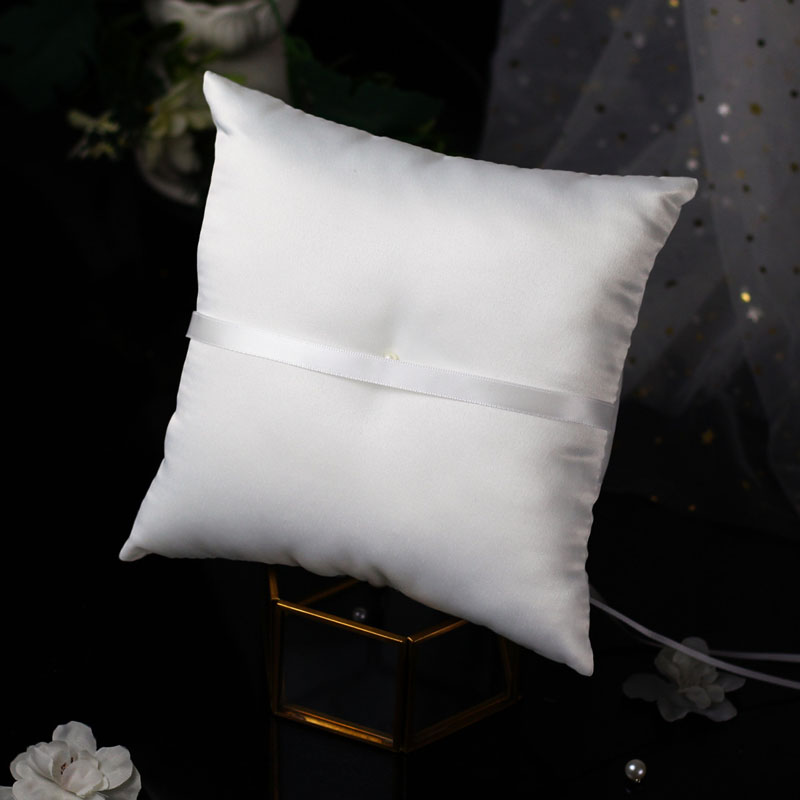 1 Stücke 10*10 cm Funkelnde St – Ring Bearer Pillow Bewertung und Preis