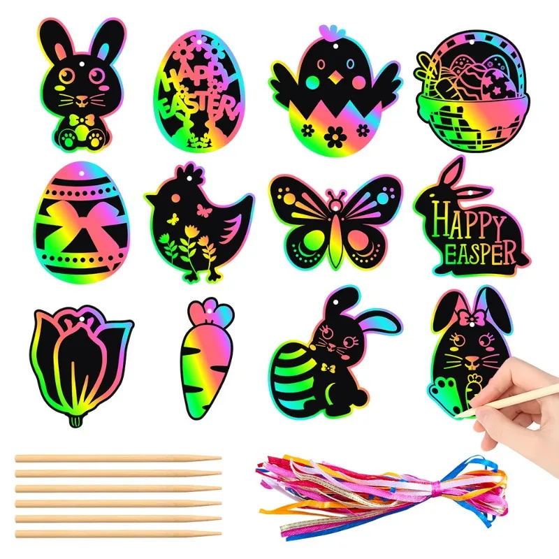 Kratzpapierkarten mit Holzstif – Papercraft Supply Ribbon Bewertung und Preis