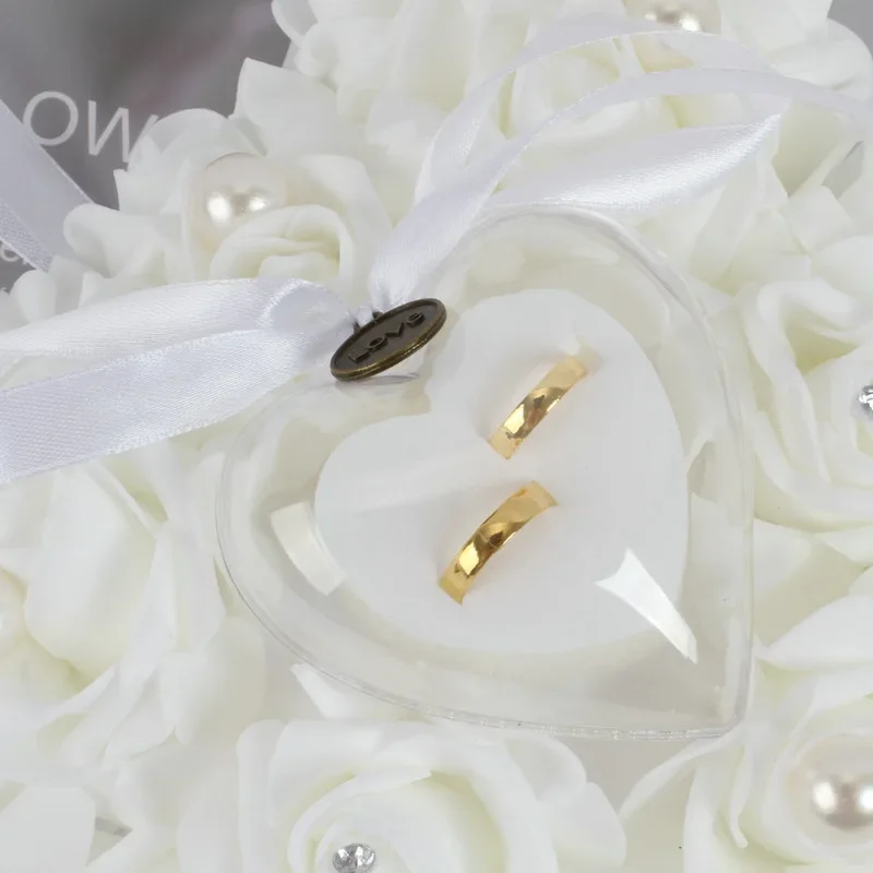 Weißer Ringträger-Kissenhalter – Ring Bearer Pillow Bewertung und Preis