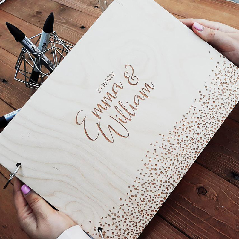 Personalisierte Hochzeit Gäste – Personalized Guest Book Bewertung und Preis