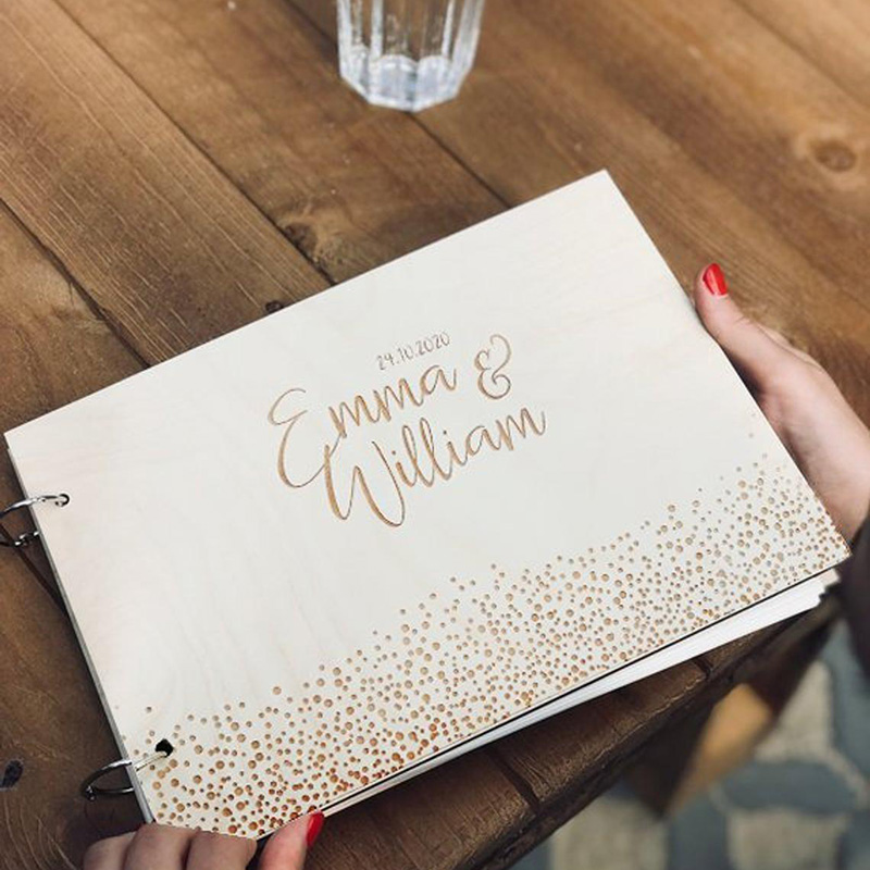 Personalisierte Hochzeit Gäste – Personalized Guest Book Bewertung und Preis