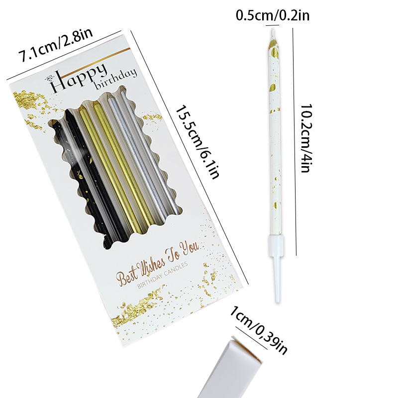 6 Stück Kerzen alles Gute zum  – Unity Candle Set Bewertung und Preis