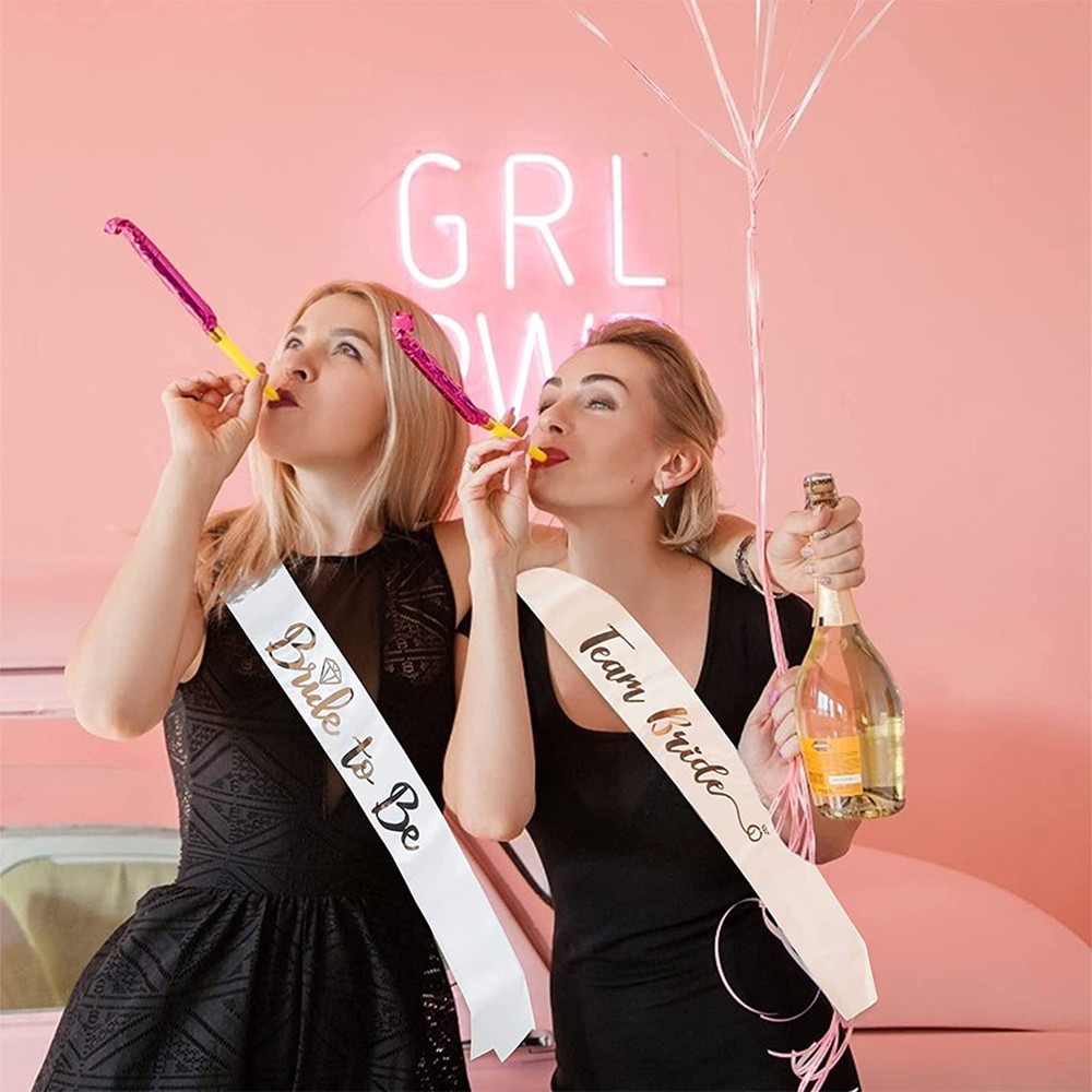 1Set Rose Gold Team Bride To B – Bride Tribe Sash Bewertung und Preis