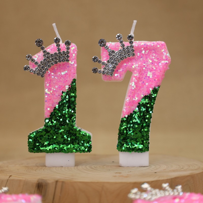 Funkelnde Hellgrüne Prinzessin – Unity Candle Set Bewertung und Preis